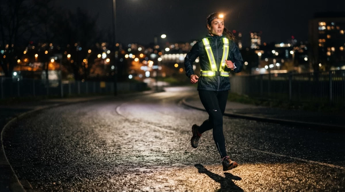 Hardlopen in het donker: Zo ga je altijd goed zichtbaar en veilig op pad
